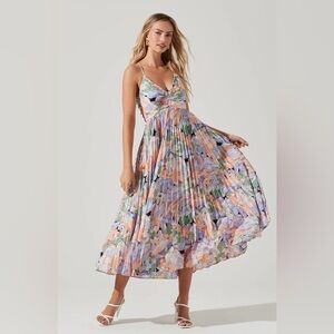 Astr Blythe Midi Dress